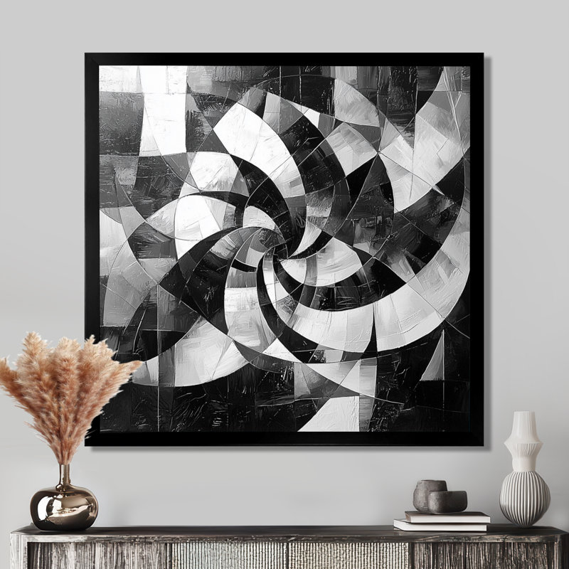 Art mural sur toile, Nyarah, H 36 po x l 36 po, Reproduction encadrée d'une seule photo, Noir, noir, noir, noir