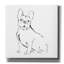 «Line Dog French Bulldog II» par Chris Paschke, estampe numérique sur toile-797531186