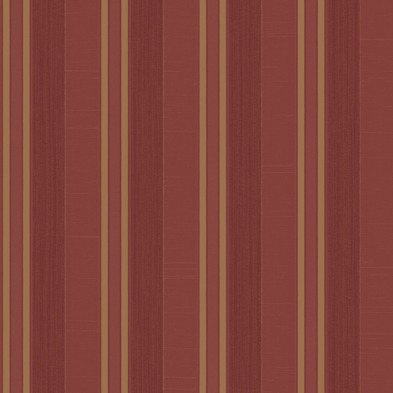 Palazzo 2 Silk Stripe Wallpaper Roll, Red