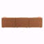Magda 113" Wide Upholstered Sofa, Terracotta-21363574