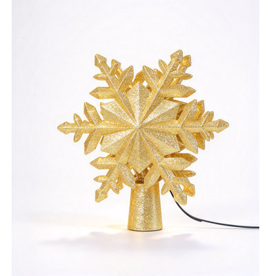 9.2 " Plastic Snowflake Tree Topper
