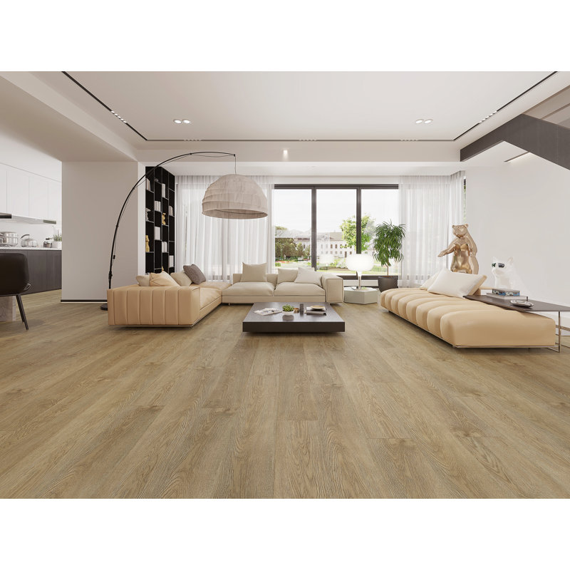 6mm Oak Laminate Flooring, Brown