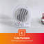 Geepas 2000W 6820 BTU Electric Compact Space Heater with Adjustable Thermostat
