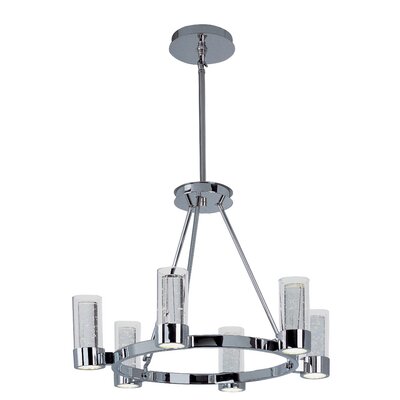 Grammer 6-Light Shaded Wagon Wheel Chandelier -  Wade Logan®, ORNE2647 41569805