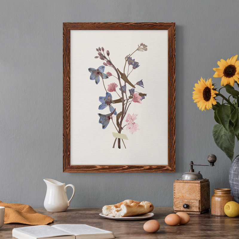 Toile encadrée de qualité supérieure Pastel Keepsake I - prête à être accrochée, Érable, H 32 po x l 23 po x P 1 po