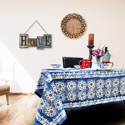 Floral Burst 100% Cotton Tablecloth Collection