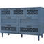 Armoire bleue à 7 tiroirs avec décoration de chambre à coucher attrayante 7 tiroirs - couleur