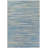 Victorine Striped Sand Azure Turquoise Indoor Outdoor Area Rug-1142505363