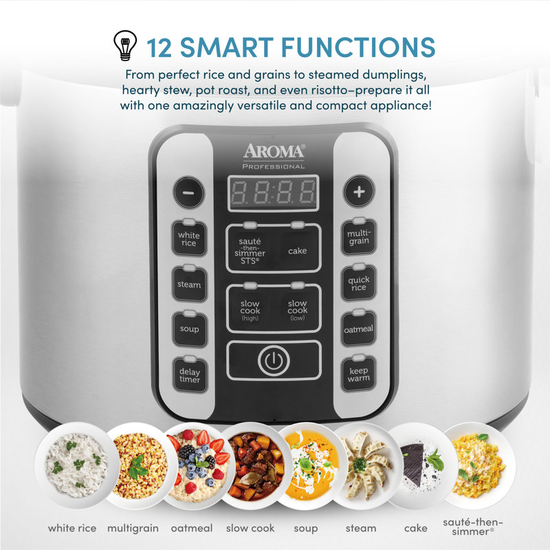 Aroma 20 Cup Digital Cool Touch Rice Cooker