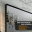 Miroir mural de salle de bain de 40 po x 30 po - Cadre rectangulaire en métal noir brillant avec rebord biseauté et reflet HD, antirouille, facile à installer et facile à installer-1489899036-1489899037