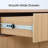 69" Fluted Sideboard Buffet Cabinet With 2 Drawers & 4 Doors, Soft-Close Hinges, Modern Storage Cabinet-509294533