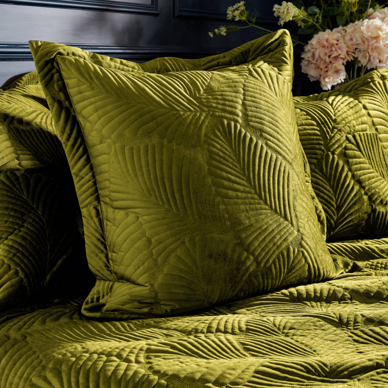 Palmeria Duvet Cover Set, Single Duvet Cover + 1 Standard Pillowcase, Moss