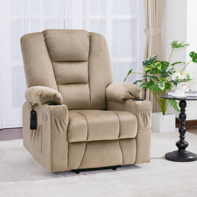 Fauteuil inclinable électrique avec chauffant et massage