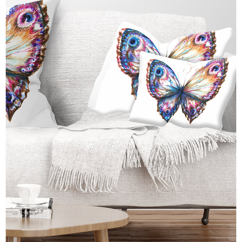 Coussin isolé avec imprimé animal isolé, Rectangulaire, 12 po x 20 po