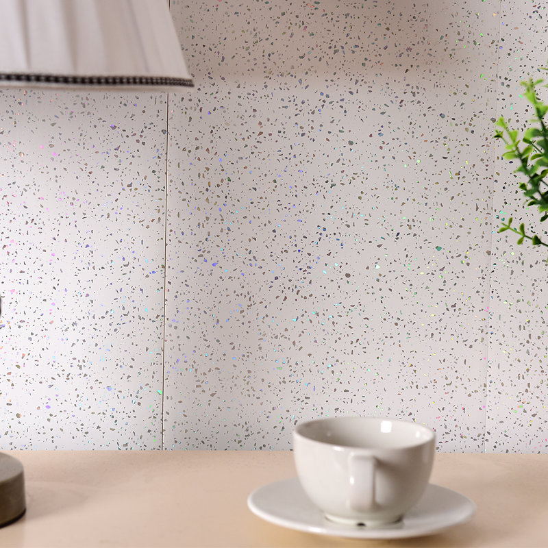 10 Piece Platinum Diamond Sparkle 2.6m x 2.5m Matte Wallpaper Tile