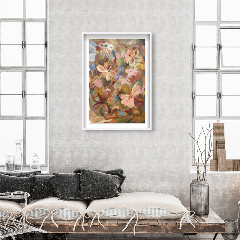 Moving Eden II Print by Oliver Gal, 55.5"H x 37.5"W, White Shadowbox