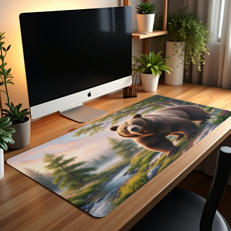 Polyester Desk Pad, 31.5x15.5
