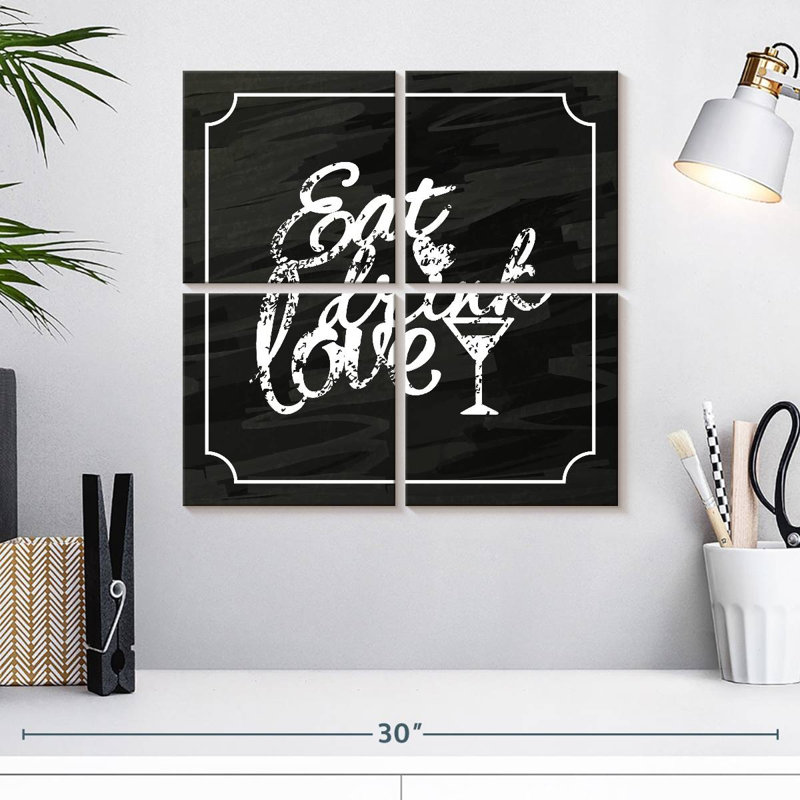 Tergel Eat Drink Love, H 18 po x l 18 po