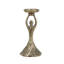 Porte-pilier en aluminium doré avec motif abstrait de dame-341295539-349032989