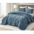 George 3-Piece Modern Textured Woven Jacquard Quilt Set-780329389-780329361