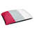 Rouge / argent / blanc sélectionné
