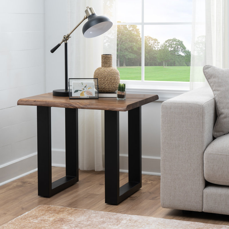 Menomonie Solid Wood Top End Table