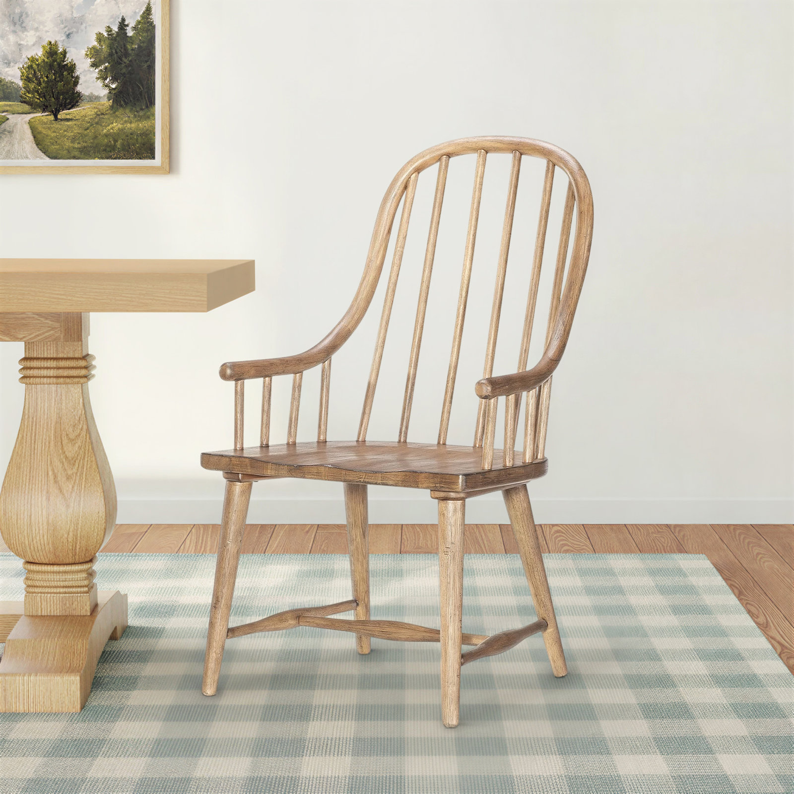 Country Living Windsor Arm Chair 1, Brown