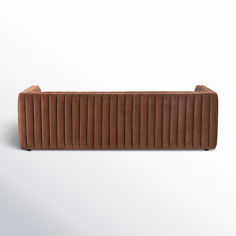 Augustine 97" Sofa, Surrey Auburn, 26.5" H x 88" W x 35" D