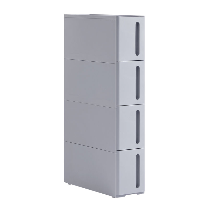 Hartmut Plastic / Acrylic Freestanding Bathroom Drawers, Grey