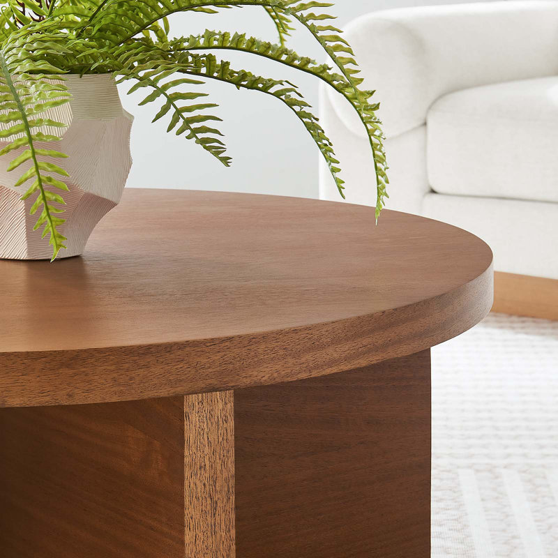 Modway Silas Coffee Table, Walnut