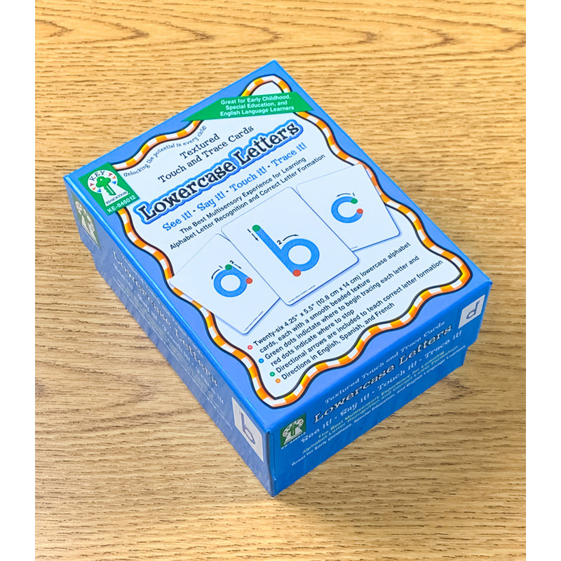 Textured Touch and Trace Lowercase Letters