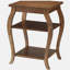 Table de bout carrée avec 2 tablettes-892059896