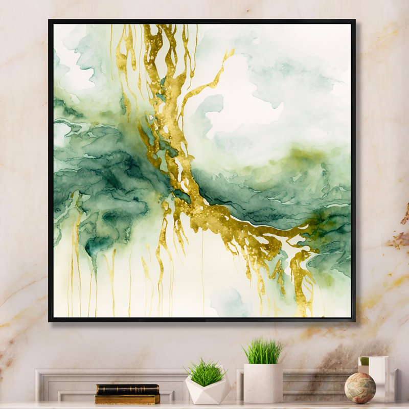 «Awakenings In Spanish Moss V», reproduction sur toile, L 30 po x H 30 po, Toile à cadre flottant noir