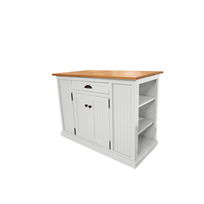 Assil Solid Wood Kitchen Island