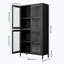 Armoire de rangement en verre à 4 portes