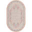 Tapis oriental rose poudré Leea-593023523