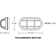 Solus Nautical Rounded Oblong Wall Mount Fixture with Diffuser Grille and Frosted Polycarbonate Diffuser