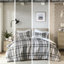 Housse de couette pour lit double / grand lit 3 pièces en microfibre à motif écossais