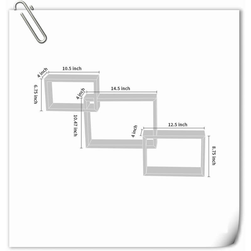 3 pièces Cesily, Brun rustique