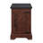 Sofa Side Table With Barn Door And Adjustable Storage Shelf-1562783245