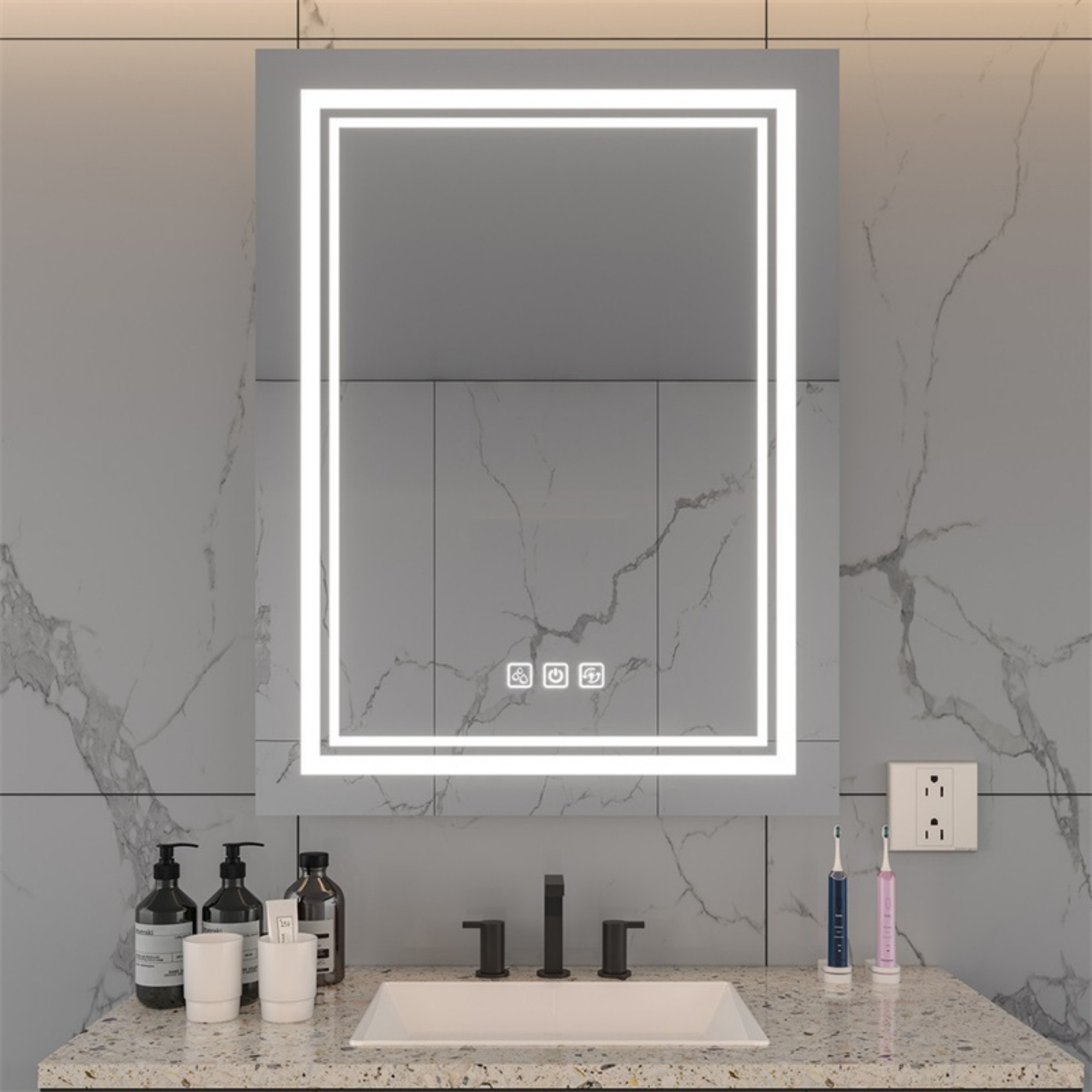 Ivy Bronx Wall Mounted LED Bathroom mirror Front Light | Wayfair