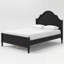 Queen Size Wood Platform Bed with Headboard and Footboard, Walnut-2069924215-2069924208