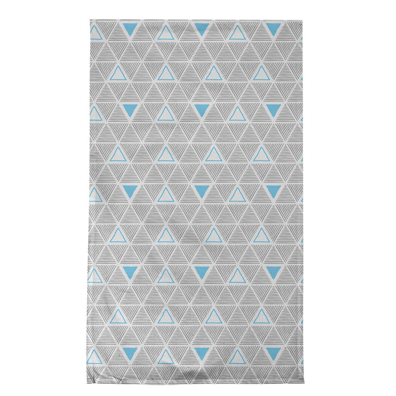Jordao Tea Towel Kitchen Towel, Gray/Sky, Poly Twill