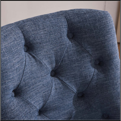 Fauteuil de bureau pivotant rembourré confortable avec hauteur réglable et roulettes pour le bureau à domicile et le bureau