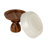 Acacia Wood-Enhanced Stoneware Serving Set