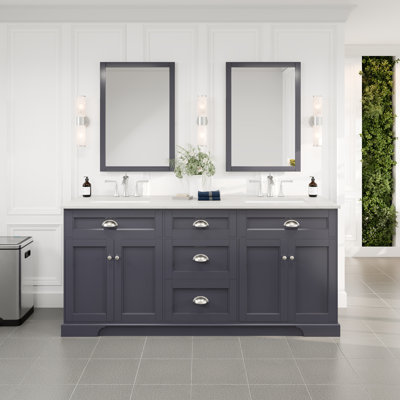 Didomenico 72" Double Bathroom Vanity Set
