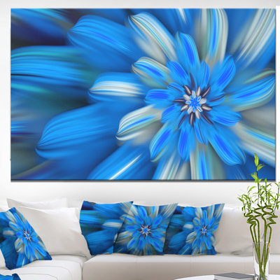 " Exotic Dance Of Blue Flower Petals "