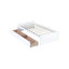 Twin Bed With 2 Drawers, White Rubber Wood, Quiet Drawer Movement, Space - Saving Solution Size Solid Build, Comfortable Resting Surface-422154938