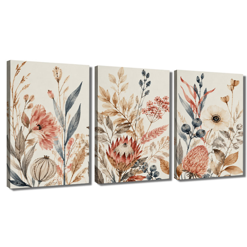 Impression sur toile 3 panneaux, 16 * 24 pouces * 3