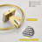 Bath Hardware Set 2-Piece Toilet Paper Holder, Towel Ring Wall Mounted Bathroom Accessories Set In Brushed Gold-121793963